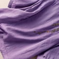thumbnail image 4 of T Shirts For Women Womens Tops 3/4 Sleeve Linen Shirts For Cotton Summer Retro Embroidered Boho Tops Casual Trendy Vacation Blouse, 4 of 4