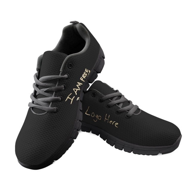 Soy libre, gracias a Dios, diseño de zapatos planos con cordones, zapatos casuales de otoño de malla suave, zapatillas deportivas para exteriores con absorción de impactos, calzado