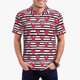 thumbnail image 1 of Fotbe Hearts And Lines Camiseta Polo de Golf para Hombre con Estampado – Camisa Deportiva Transpirable con Cuello Abotonado-Small, 1 of 6