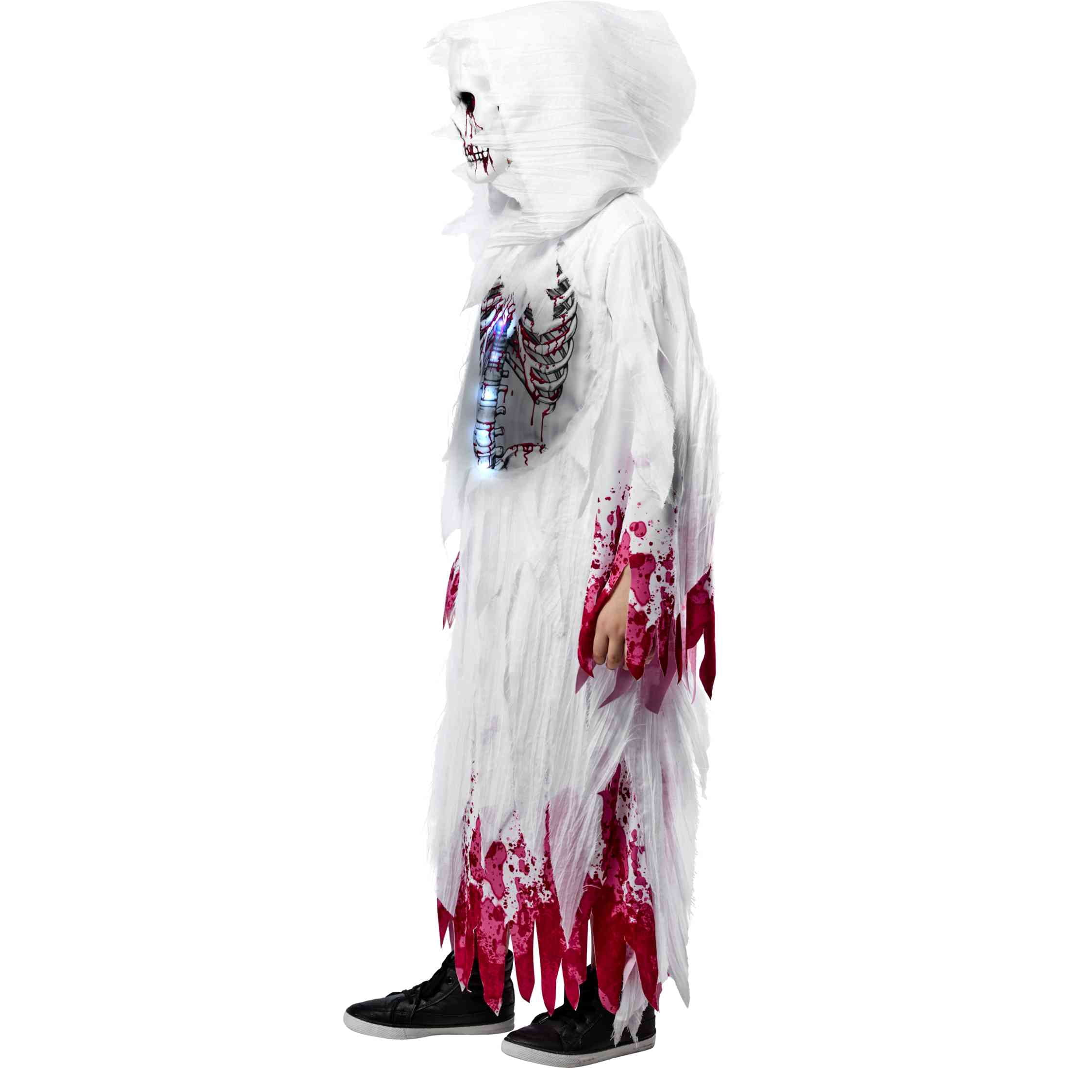 Light-Up Bloody Ghost Halloween Costume for Children, Boy's Size L (10/12), by Way to Celebrate