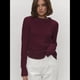 thumbnail image 5 of Suéter Básico de Cuello Redondo para Mujer, Jersey de Larga y Cuello Redondo. Rojo Oscuro L, 5 of 8