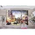 thumbnail image 6 of Eiffel Rugs, Spring Landscape Rug, Paris Street Landscape Rug, Living Room Rug, Hallway Rug, Girl Room Rug, Area Rugs, View Rug, Office Rug, 3.3'x5' - 100x150 cm, 6 of 8