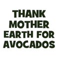 thumbnail image 2 of CafePress - Thank Mother Earth For Avocad Mug - 11 oz Ceramic Mug - Novelty Coffee Tea Cup, 2 of 3
