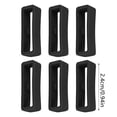 thumbnail image 4 of 6PCS Watch Strap Buckle Rubber,Silicone Watch Strap Holder Loop Watch Strap Keeper Silicone Replacement Watch Band Loop for Smart Sport Watches, 4 of 4