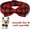 Black and Red, variant on Spring Pink Dog Collar with Bow Pet Gift Adjustable Soft and Comfy Bowtie Collars for Small Medium Large Dogs