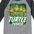 thumbnail image 3 of Teenage Mutant Ninja Turtles - Turtle Power - Toddler & Youth Raglan Graphic Tee, 3 of 5