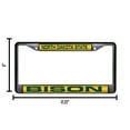 thumbnail image 6 of North Dakota State NDSU Bison Black Metal Laser Cut License Plate Frame, 6 of 8