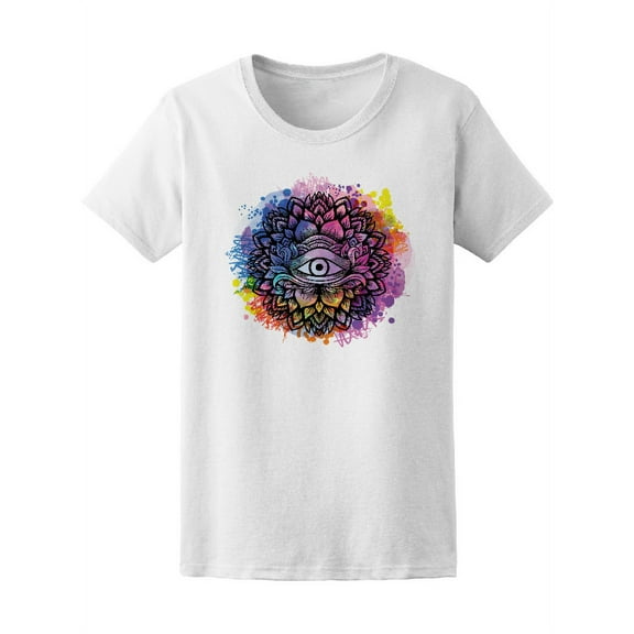 Third Eye Floral Zendoodle Tee Women's -Image by Shutterstock