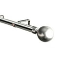 thumbnail image 2 of Linen Avenue Ball Single Window Curtain Rod Set, 28 to 48-inch, Polished Nickel, 2 of 5
