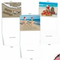 thumbnail image 4 of 10 Assorted Merry Christmas Note Cards Pack - Season'S Beachin', 4 of 6