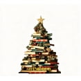 thumbnail image 1 of Seyotauo Christmas Tree Ornament Book Lovers Gifts Christmas Decoration Acrylic Crafts 2D Design Hanging Decor for Xmas Decoration (Book Shaped), 1 of 1