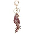 thumbnail image 1 of Cute Parrot Keychain for Women, Sparkling Tropical Bird Key Ring, Funny Rhinestone Animal Keychain - Perfect for Girls!, 1 of 3