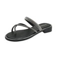 thumbnail image 2 of 2023 Verano Nuevas mujeres europeas y americanas Crystal Cross Flat Fashion Simple Sandalias cómodas Zapatos para mujeres Sandals38 Gao Jinjia LED, 2 of 2