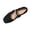 Black, variant on Women's Square Toe Mary Jane Flats, Solid Color Pearl Strap Bow Flat Shoes, Soft Upper Casual Slip On Shoes for All Seasons