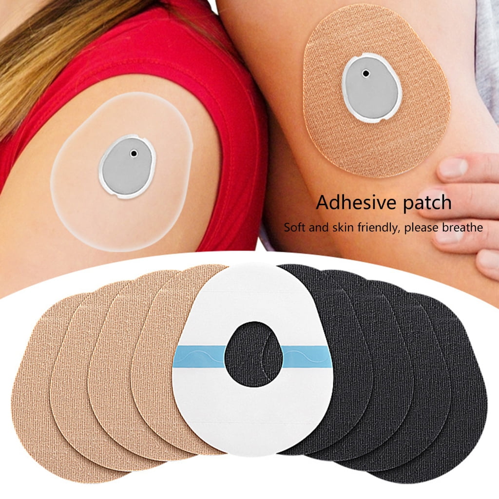 tegongse 30/50Pcs Waterproof Adhesive Patches,Sweatproof Tape Long Lasting Body Sensor Fixed Tools Sensor Cover for DexcomG7