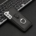 thumbnail image 6 of Compatible with Samsung Galaxy S22 Wallet Phone Case,360°Rotation Finger Ring Holder Kickstand,with Card Holder,Lychee Pattern PU Leather Durable Shockproof Rugged Phone Case,Black, 6 of 12