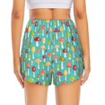 thumbnail image 2 of Lsque Mushrooms Printed Women's Running Shorts with Liner Pockets,Elastic Quick Dry Workout Athletic Gym Yoga Shorts,Womens High Waist Shorts-X-Large, 2 of 9