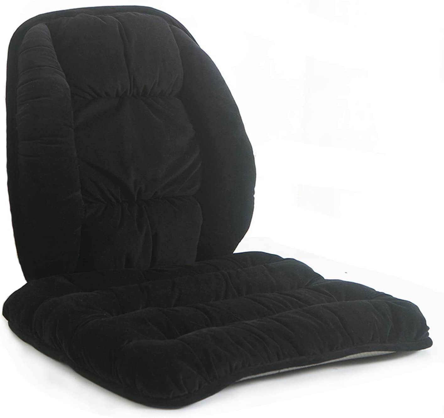 Office Chair Back Massage Lumbar Supports and Nonslip Chair Seat Pads