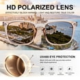 thumbnail image 3 of AOMASTE Polarized Sunglasses for Women Men Classic Trendy Sun Glasses with UV400 Protection for Driving, 3 of 7