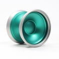 thumbnail image 2 of Motion YoYo Centrifugal Yo-Yo - Bi-Metal YoYo (Slytherim-Matte Green with Silver Ring), 2 of 3
