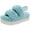 Tide Pool, variant on Ugg Womens Oh Fluffita Sheepskin Flatform Slingbacks