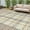 02-BROWNBEIGE, variant on DEORAB Outdoor Rugs 5'X7' Chenille Patio Rug Three-Layer Material Imitation Silicone Spot Molding Camping Outside Rv Mat,Brown