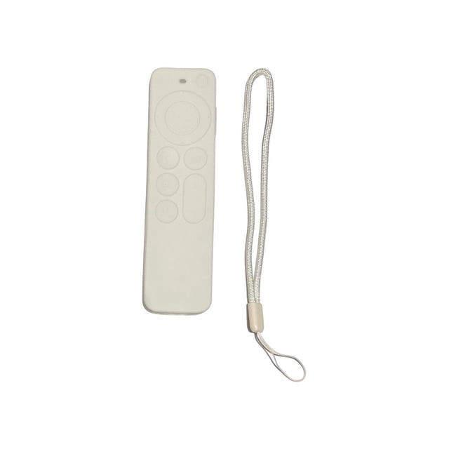Funda cobertura total Para Apple TV Siri Remote 4k Blanco blanco 13