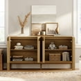 thumbnail image 6 of 6 Drawer Dresser and Nightstand Sets for Bedroom, 4 Pcs Bedroom Set，Night Stand Set of 2, Modern Accent Chest with Curved Profile Design, Wooden Mid Century Storage Cabinet Set, 6 of 13