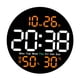 thumbnail image 1 of Reloj de pared digital, electrónico, multifuncional, silencioso y ajustable. Naranja, 1 of 9