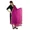 Dark Pink, variant on Indian Crafts Women Chiffon Solid Long Indian Traditional Dupatta With Golden Lace Shawl Stole Chunni Scarf Wrap Stole