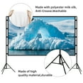 thumbnail image 2 of Towond 120inch Projector Screen with Stand, Portable Moive Screen16:9 4K Wrinkle-Free with Carry Bag, 2 of 6
