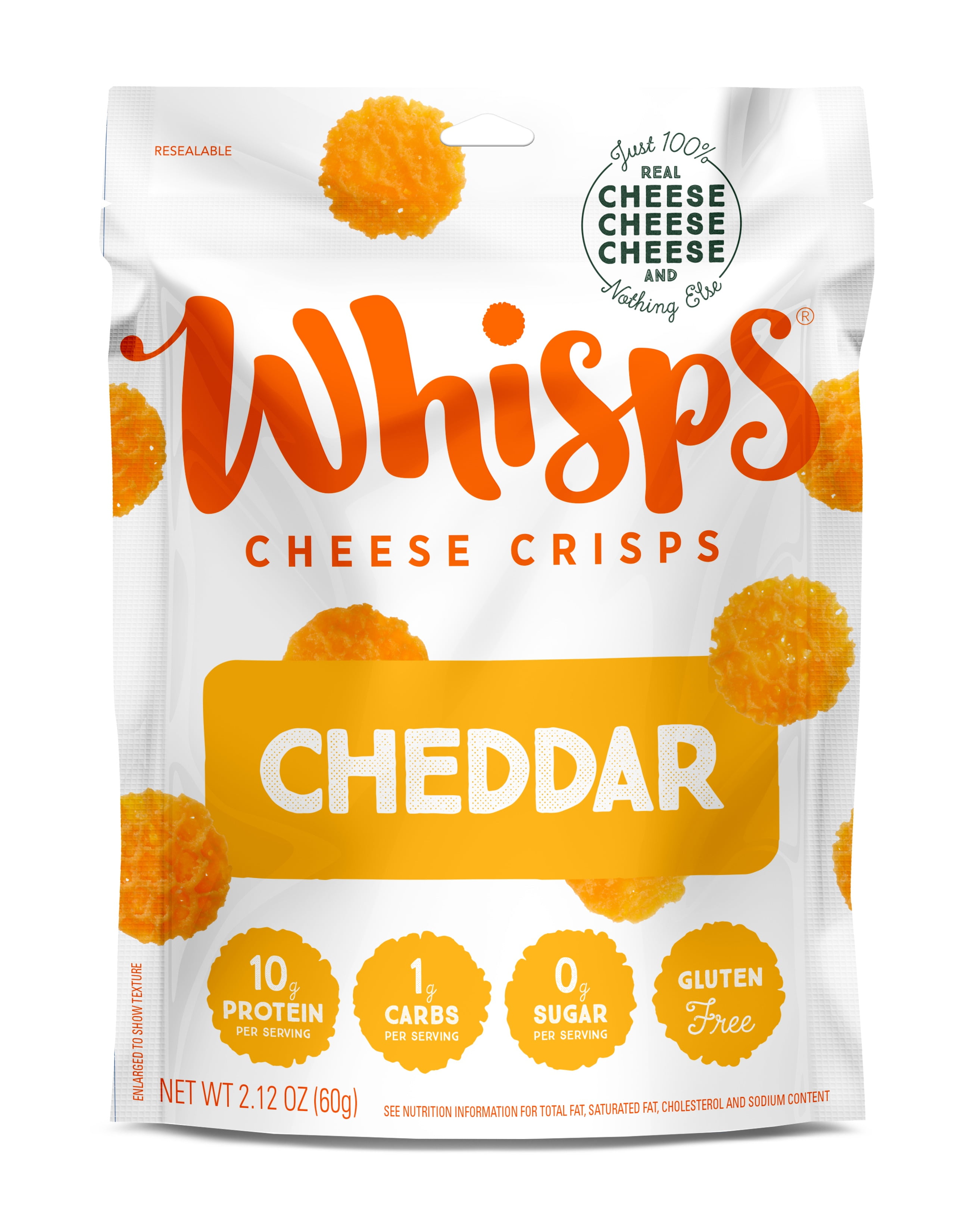 Whisps Cheddar Cheese Crisps, 2.12oz