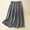 *Black, variant on Skirts for Women High-waisted Cotton Linen Half Length Skirt for Women 1-Navy M
