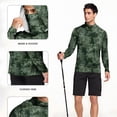 thumbnail image 5 of Hoodies for Men UPF 50+ Sun Protection Hoodie Long Sleeve Camouflage Fishing Hiking Shirt with Face Mask 2XL, 5 of 7
