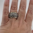 thumbnail image 3 of K-KED Fashion 925 Silver Filled Ring Men Delicate Jewelry Party Ring Size 7-12-Style 1-9, 3 of 6
