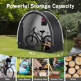 thumbnail image 3 of Carpa Impermeable para Almacenamiento de Bicicletas Azaeahom para 2-3 Bicicletas, 3 of 9