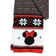 thumbnail image 6 of Adult Minnie Mouse Knit Scarf Disney Women Teen 70" Red Winter Cold Weather, 6 of 6