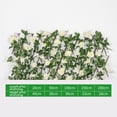 thumbnail image 2 of Sufanic 8.0"x16" Expandable Fence Privacy Screen,Artificial Green Leaf Vines and Cherry Blossoms Hedge Fence for Indoor Outdoor Garden Patio Backyard Balcony, 2 of 7