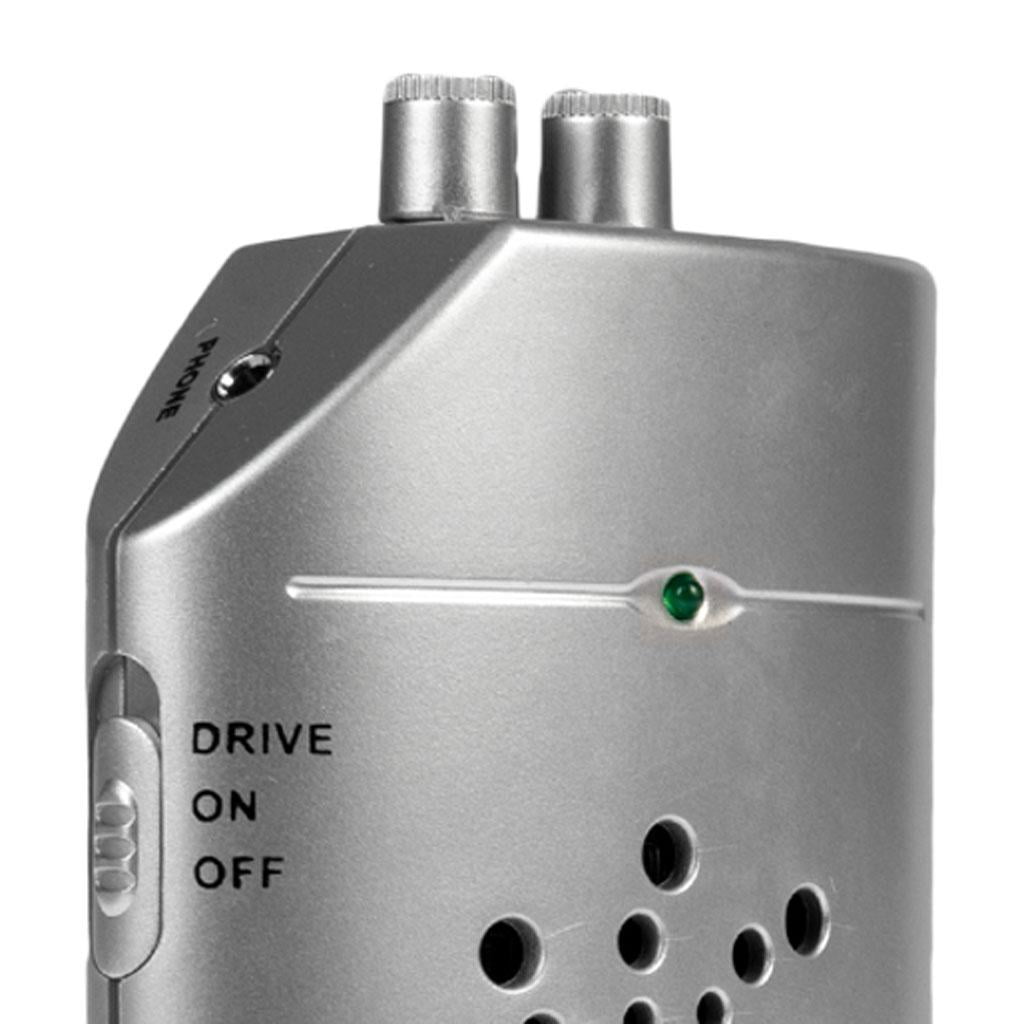LeeQinersw Metal 3W Headphone Amplifier Loudspeaker Silver for Guitar Bass Accessory
