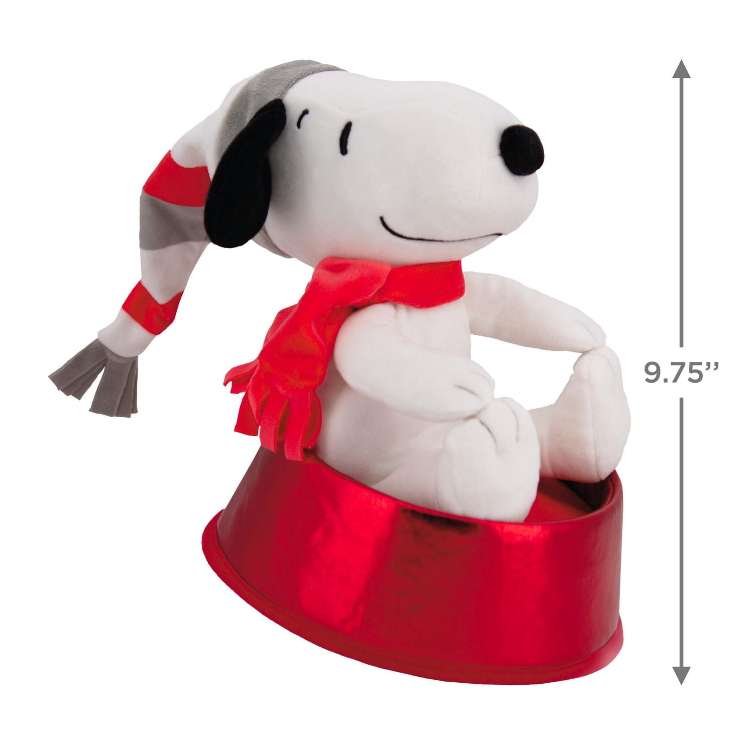 Décoration Hallmark pour cime d'arbre, 9,75 po (Peanuts, en peluche)