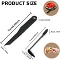 thumbnail image 2 of Kadlawus Vegetable Carving Knife for Kitchen, Plastic Hand Cutter Manual Tool, V-Shaped Blade Potato Cucumber Cutter, Spiralizer for Fruit, Decorations, 2 of 2