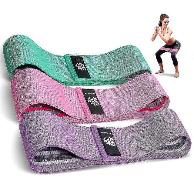 Bandas de resistencia para caderas, juego de bandas de resistencia para ejercicios de yoga