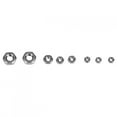 thumbnail image 1 of 140 Pcs Écrous Hexagonaux Résistance Forte 7 Tailles Kit d'Écrou en Acier Inoxydable 304, 1 of 7