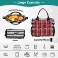 thumbnail image 2 of FORMRS Insulated Lunch Bag Unisex Large Capacity with Shoulder Strap, Dark Sharks, 2 of 6