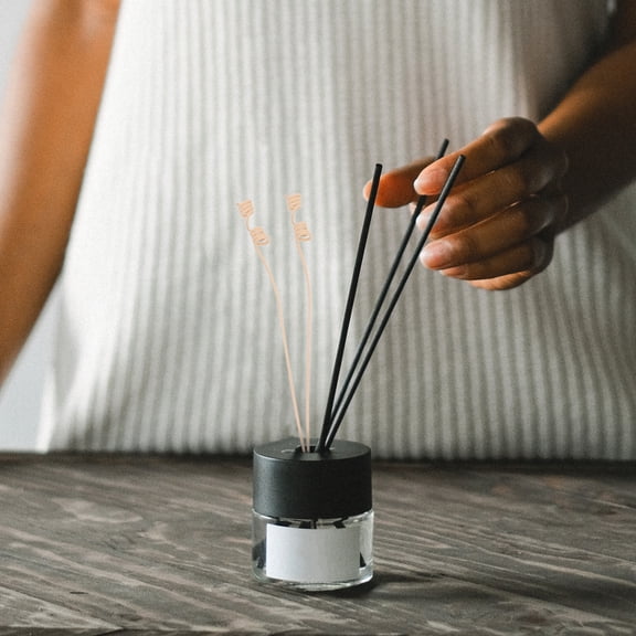 WEAVILUX  10 Pcs Essential Oil Diffuser Sticks Rattan Aromatherapy Accessories Long Stick Home