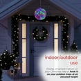thumbnail image 4 of Alpine Corporation Twinkling Sphere Ornament With Multi-Colored Flashing LED Lights, 4 of 14