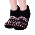 thumbnail image 2 of Adult Winter Slipper Socks Fleece Lined Thick Warm Floor Socks Non Slip Indoor House Socks Knit Ankle Cabin Socks Cozy Soft Thermal Bed Socks For Women Men Cold Weather Home Lounge Grip Bottom Sock, 2 of 4