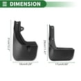 thumbnail image 3 of Unique Bargains Mud Flaps Splash Guards Mud Guards for Lexus RX 2020-2022 W/Mount Accessories, 3 of 6