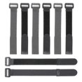 thumbnail image 5 of Cable Ties Reusable Self Adhesive Black Width 20mm Nylon Strap Reverse Buckle Line Wire Organizer Hook Loop Bundle Fastener 20x600mm 100 pieces, 5 of 5