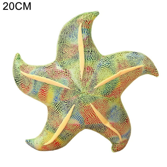 PENGXIANG Sea Star Doll Elastic Multifunctional Comfortable to Touch Simulation Starfish Pillow Doll for Sofa Decoration